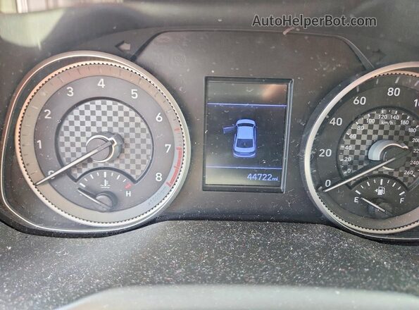 5NPD84LFXKH417097 2019 HYUNDAI ELANTRA Gray ხელსაწყოთა პანელის ხედი