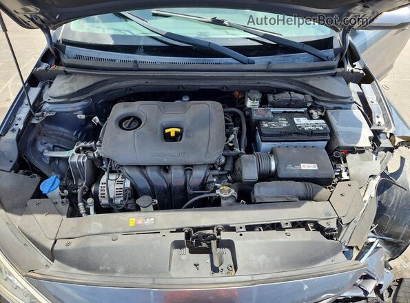 5NPD84LFXKH417097 2019 HYUNDAI ELANTRA Gray უკანა სალონის ხედი