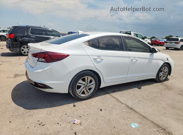 5NPD84LFXKH418296 2019 HYUNDAI ELANTRA White უკანა მარჯვენა