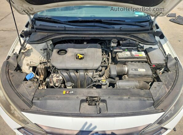 5NPD84LFXKH418296 2019 HYUNDAI ELANTRA White უკანა სალონის ხედი