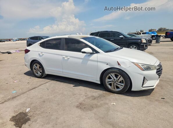 5NPD84LFXKH418296 2019 HYUNDAI ELANTRA White წინა მარჯვენა
