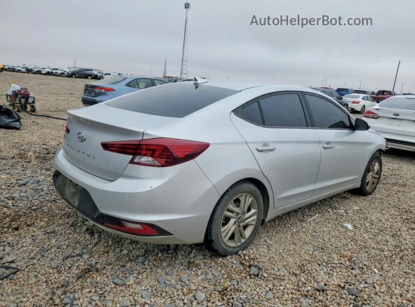 5NPD84LFXKH422171 2019 HYUNDAI ELANTRA Silver უკანა მარჯვენა