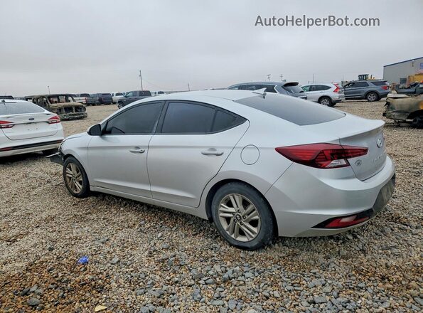 5NPD84LFXKH422171 2019 HYUNDAI ELANTRA Silver უკანა მარცხენა