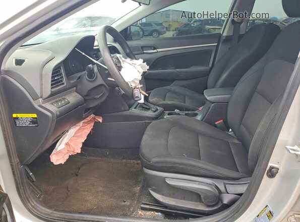 5NPD84LFXKH422171 2019 HYUNDAI ELANTRA Silver წინა სალონის ხედი