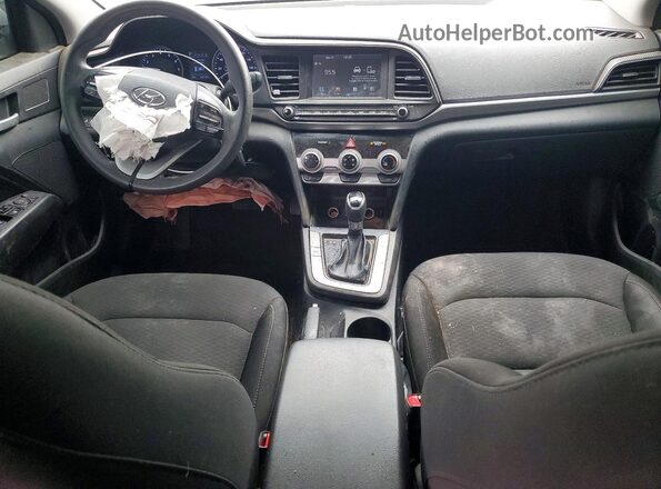 5NPD84LFXKH422171 2019 HYUNDAI ELANTRA Silver წინა პანელის ხედი