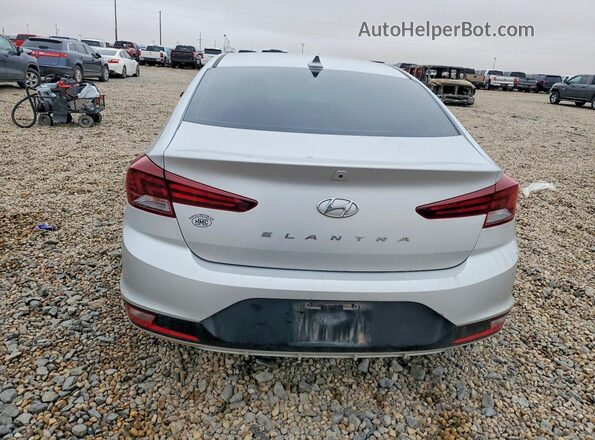 5NPD84LFXKH422171 2019 HYUNDAI ELANTRA Silver უკანა ხედი