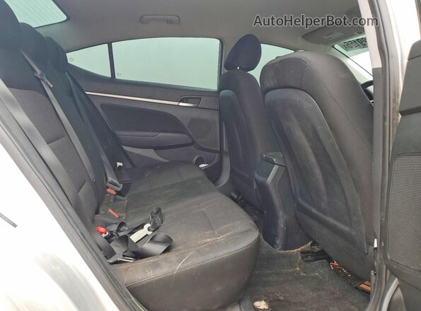 5NPD84LFXKH422171 2019 HYUNDAI ELANTRA Silver უკანა სავარძლების ხედი