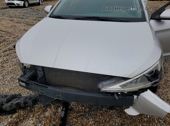 5NPD84LFXKH422171 2019 HYUNDAI ELANTRA Silver უკანა სალონის ხედი