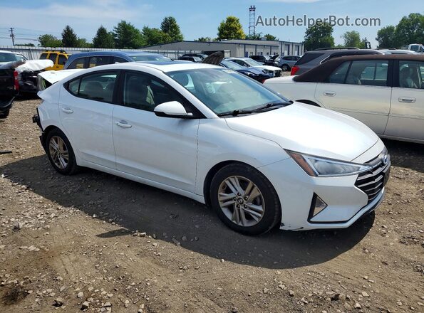 5NPD84LFXKH424101 2019 HYUNDAI ELANTRA White Front right