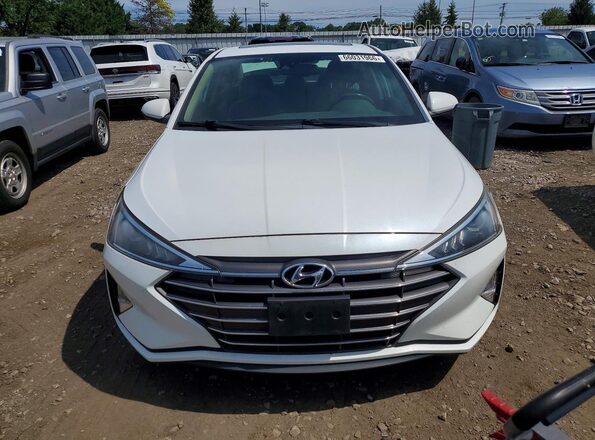 5NPD84LFXKH424101 2019 HYUNDAI ELANTRA White Front view