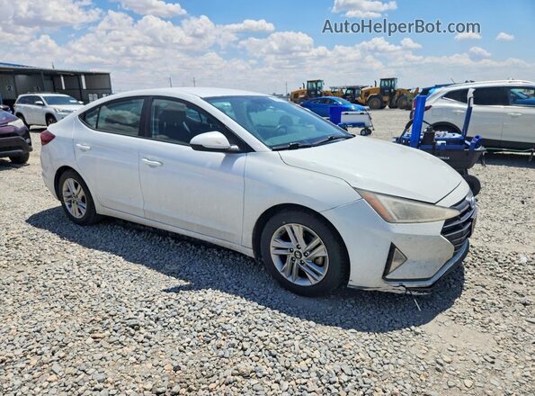 5NPD84LFXKH428763 2019 HYUNDAI ELANTRA White Front right