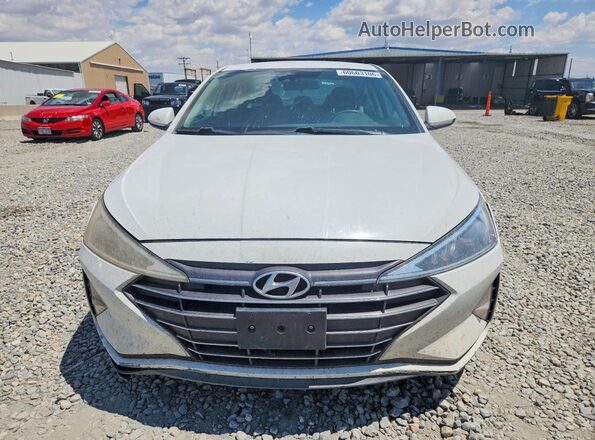 5NPD84LFXKH428763 2019 HYUNDAI ELANTRA White Front view