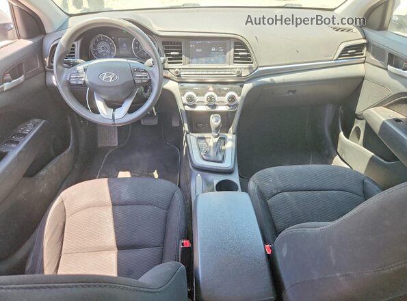 5NPD84LFXKH428763 2019 HYUNDAI ELANTRA White Dashboard view