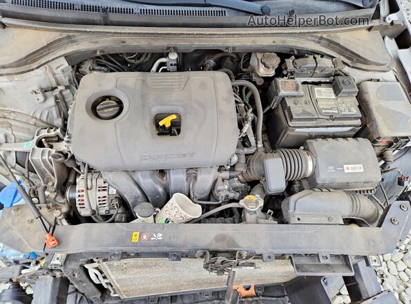 5NPD84LFXKH435258 2019 HYUNDAI ELANTRA Silver Rear interior view