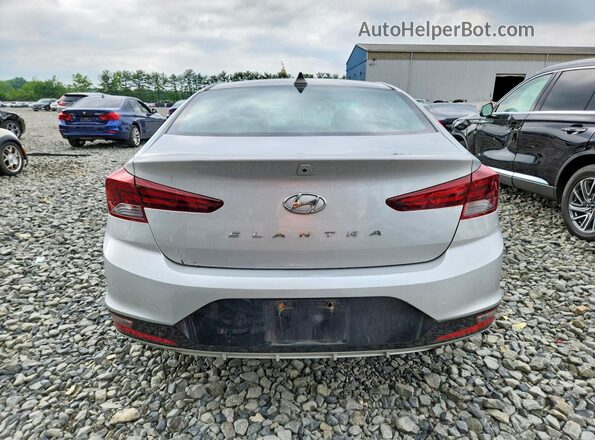 5NPD84LFXKH435258 2019 HYUNDAI ELANTRA Silver Rear view