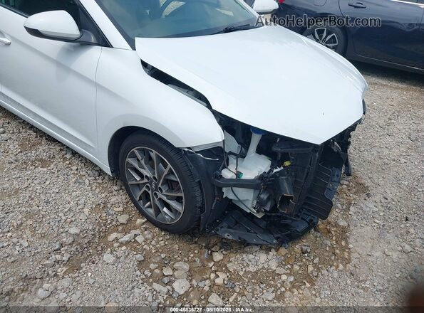 5NPD84LFXKH454764 2019 HYUNDAI ELANTRA Белый Вид спереди