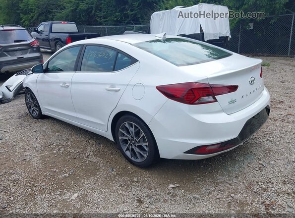 5NPD84LFXKH454764 2019 HYUNDAI ELANTRA Белый Задняя левая четверть