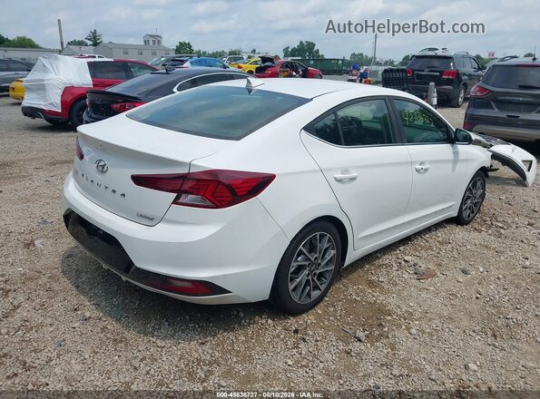 5NPD84LFXKH454764 2019 HYUNDAI ELANTRA Белый Задняя правая четверть