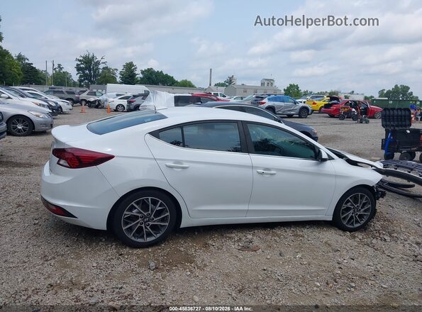 5NPD84LFXKH454764 2019 HYUNDAI ELANTRA Белый Панорамный вид салона 360°