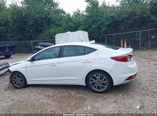 5NPD84LFXKH454764 2019 HYUNDAI ELANTRA Белый 