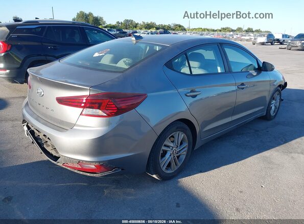 5NPD84LFXKH481124 2019 HYUNDAI ELANTRA Gray Trasero derecho