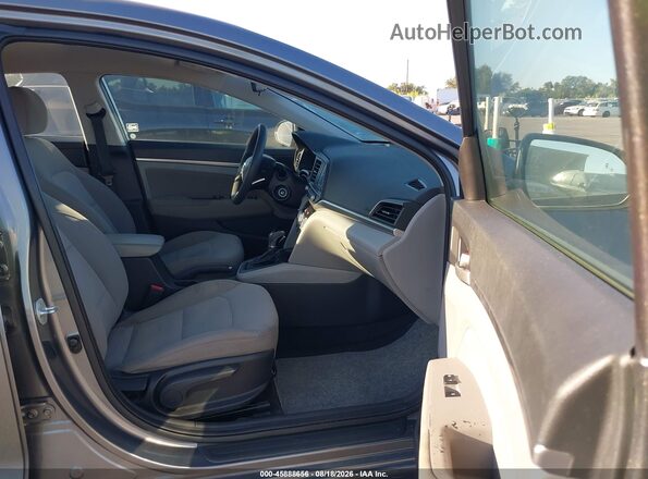5NPD84LFXKH481124 2019 HYUNDAI ELANTRA Gray Vista interior delantera