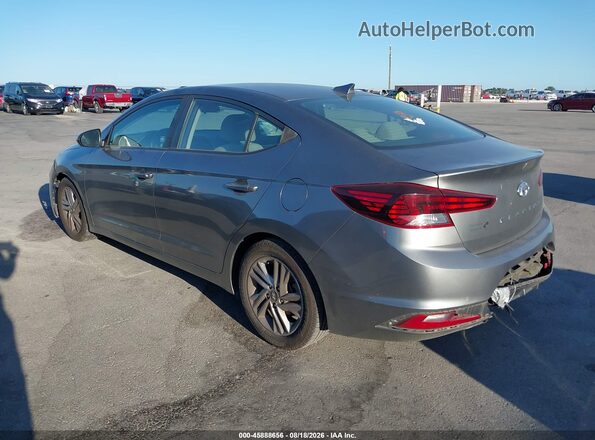 5NPD84LFXKH481124 2019 HYUNDAI ELANTRA Gray Trasero izquierdo