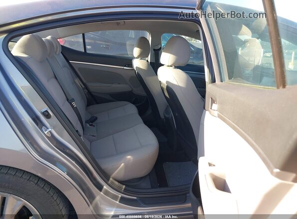 5NPD84LFXKH481124 2019 HYUNDAI ELANTRA Gray Vista de la etiqueta del VIN