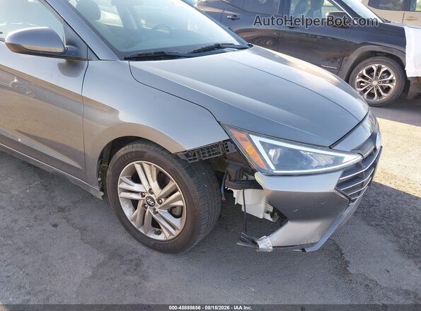 5NPD84LFXKH481124 2019 HYUNDAI ELANTRA Gray Vista frontal