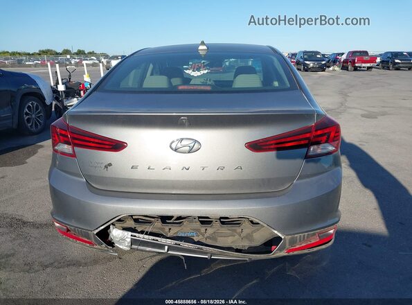 5NPD84LFXKH481124 2019 HYUNDAI ELANTRA Gray 
