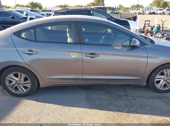 5NPD84LFXKH481124 2019 HYUNDAI ELANTRA Gray Vista interior trasera