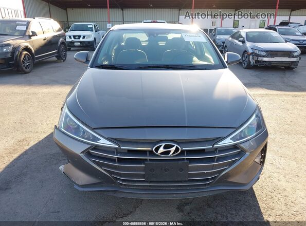 5NPD84LFXKH481124 2019 HYUNDAI ELANTRA Gray Vista del cuadro de instrumentos