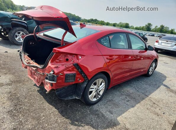 5NPD84LFXKH483410 2019 HYUNDAI ELANTRA Red Rear right