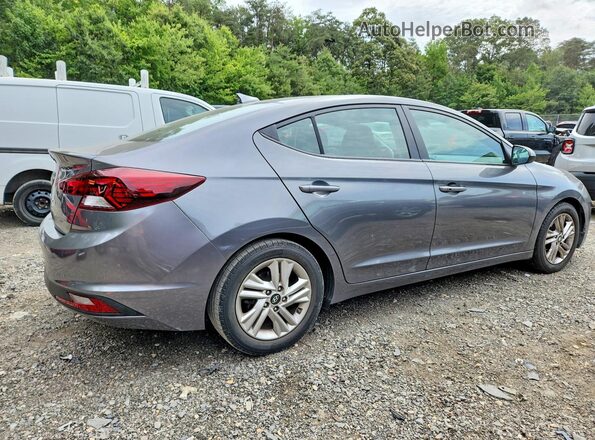 5NPD84LFXKH485545 2019 HYUNDAI ELANTRA Gray უკანა მარჯვენა