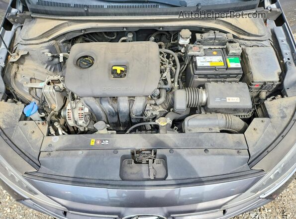 5NPD84LFXKH485545 2019 HYUNDAI ELANTRA Gray უკანა სალონის ხედი