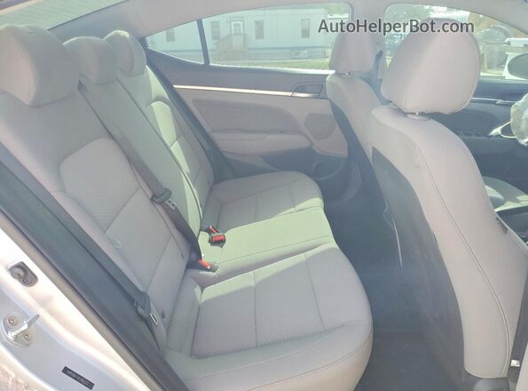 5NPD84LFXLH503222 2020 HYUNDAI ELANTRA Silver Հետևի նստատեղերի տեսք