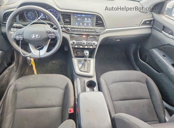 5NPD84LFXLH511126 2020 HYUNDAI ELANTRA Серебряный Вид панели приборов
