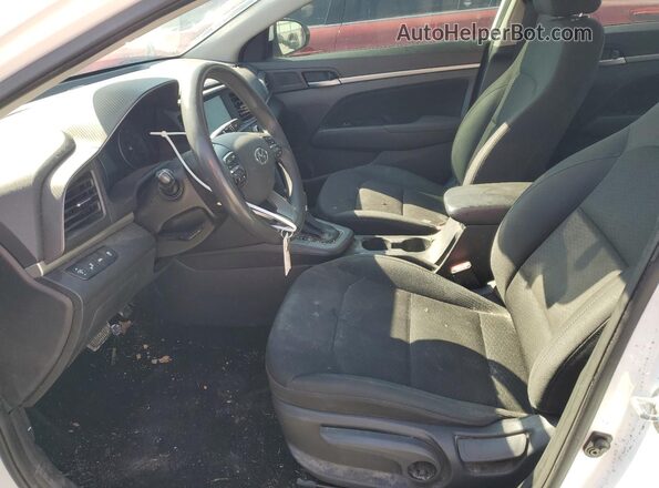 5NPD84LFXLH542618 2020 HYUNDAI ELANTRA White Vista interior delantera