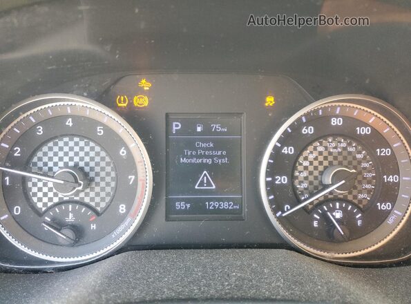 5NPD84LFXLH542618 2020 HYUNDAI ELANTRA White Vista del cuadro de instrumentos