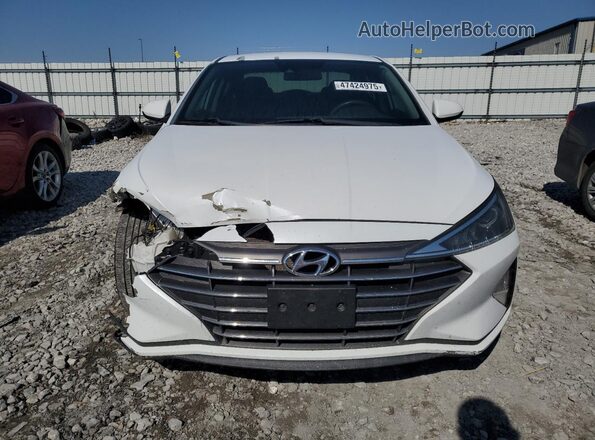 5NPD84LFXLH542618 2020 HYUNDAI ELANTRA White Vista frontal
