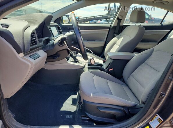 5NPD84LFXLH552758 2020 HYUNDAI ELANTRA Gray Vista interior delantera