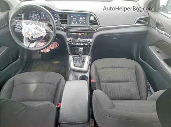 5NPD84LFXLH570774 2020 HYUNDAI ELANTRA Белый Вид панели приборов