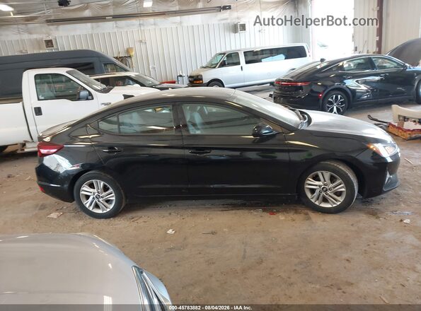 5NPD84LFXLH574565 2020 HYUNDAI ELANTRA Черный Вид задней части салона