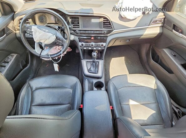 5NPD84LFXLH584948 2020 HYUNDAI ELANTRA Gray Widok deski rozdzielczej