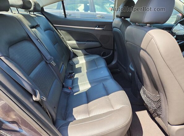 5NPD84LFXLH584948 2020 HYUNDAI ELANTRA Gray Widok tylnych siedzeń