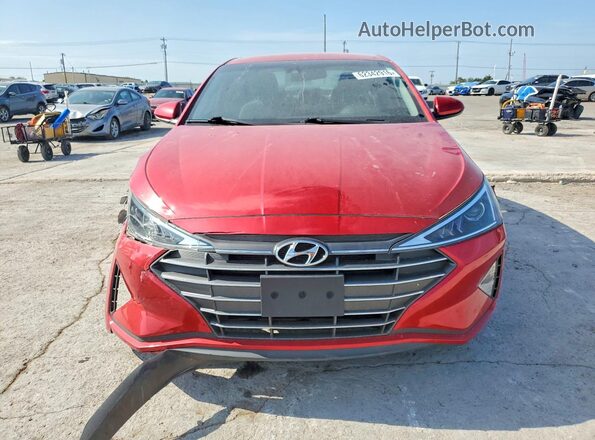 5NPD84LFXLH587462 2020 HYUNDAI ELANTRA Red Դիմացի տեսք