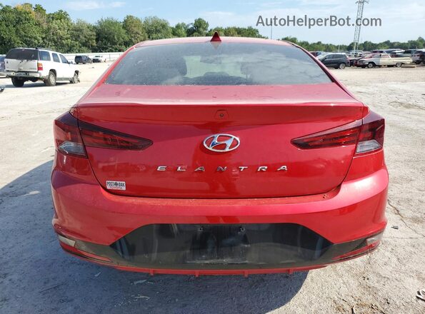 5NPD84LFXLH587462 2020 HYUNDAI ELANTRA Red Հետևի տեսք