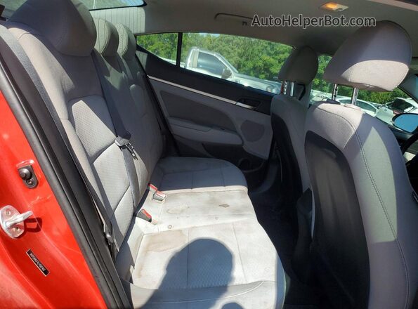 5NPD84LFXLH587462 2020 HYUNDAI ELANTRA Red Հետևի նստատեղերի տեսք