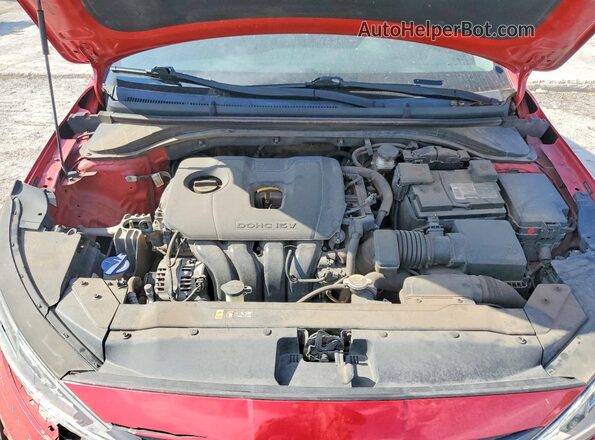 5NPD84LFXLH587462 2020 HYUNDAI ELANTRA Red Սալոնի հետևի տեսք