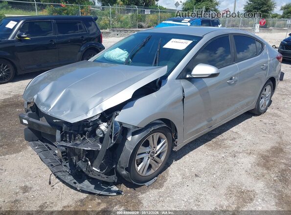 5NPD84LFXLH593326 2020 HYUNDAI ELANTRA Silver Передня ліва чверть